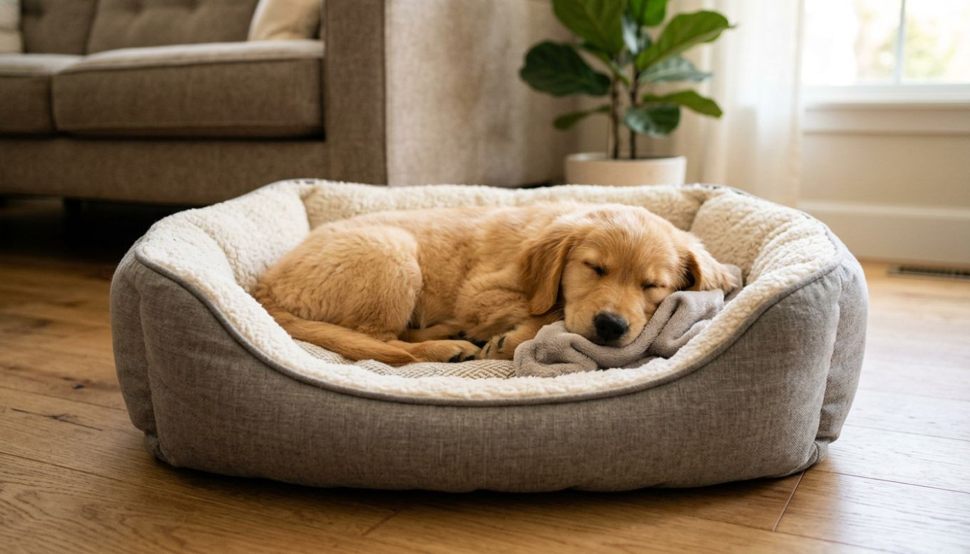 Le choix du couchage, une étape décisive pour le bien-être du chiot